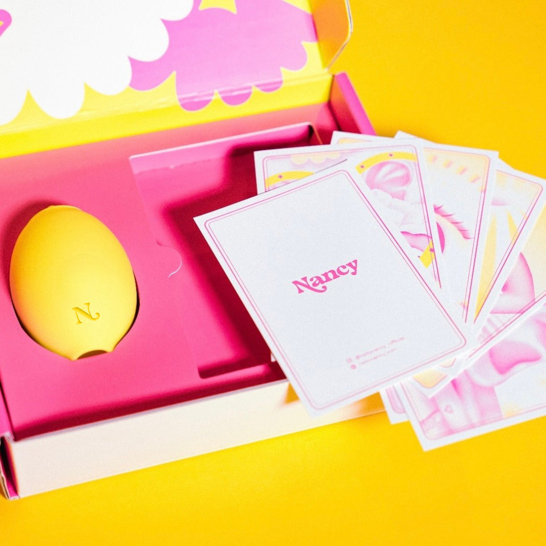 Vibrador de limón con bolsa de viaje